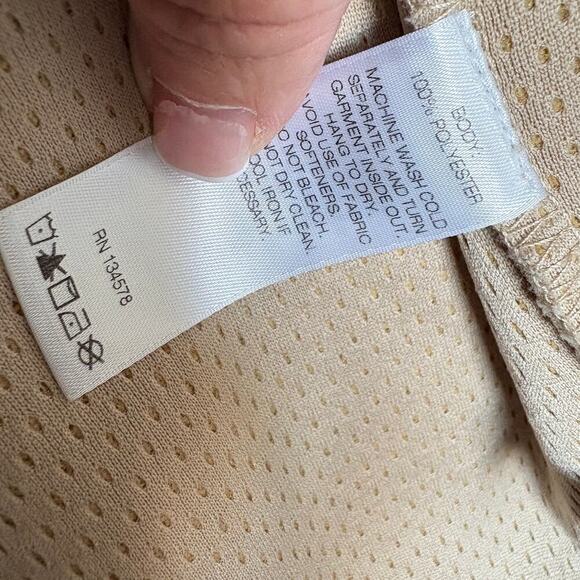 Vineyard Vines Sherpa Fleece Vest Tan Navy XL Cabincore Preppy Cozycore - Picture 3 of 9